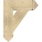 Ekena Millwork Traditional Arts & Crafts Rough Sawn Bracket, Douglas Fir, 6"W x 22"D x 26"H BKT06X22X26TRA03RDF - alternate 3